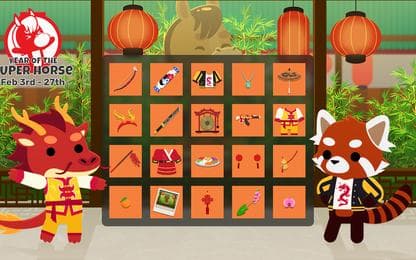 Vier de jaar van het paard nu in Super Animal Royale