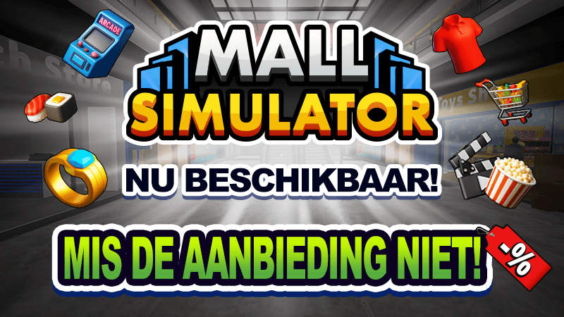 Winkel nu voor je eigen winkelcentrum met de release van Mall Simulator