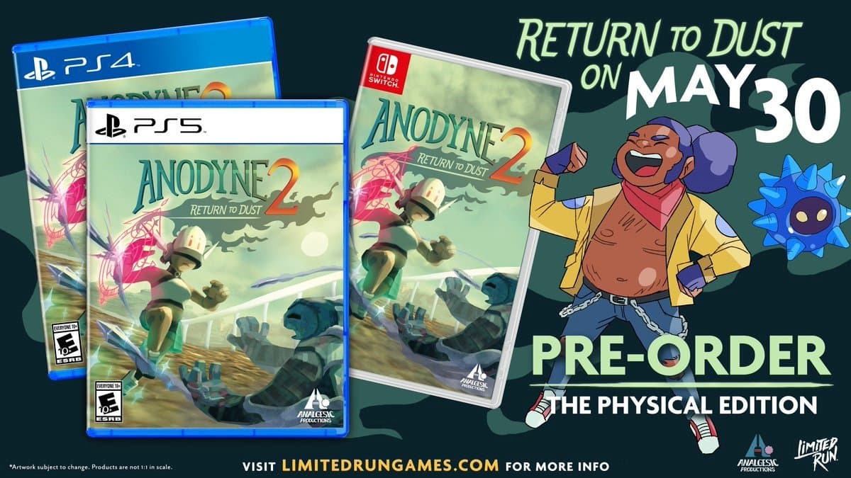 Anodyne 2 kan dankzij Limited Run ook spoedig in jouw kast staan