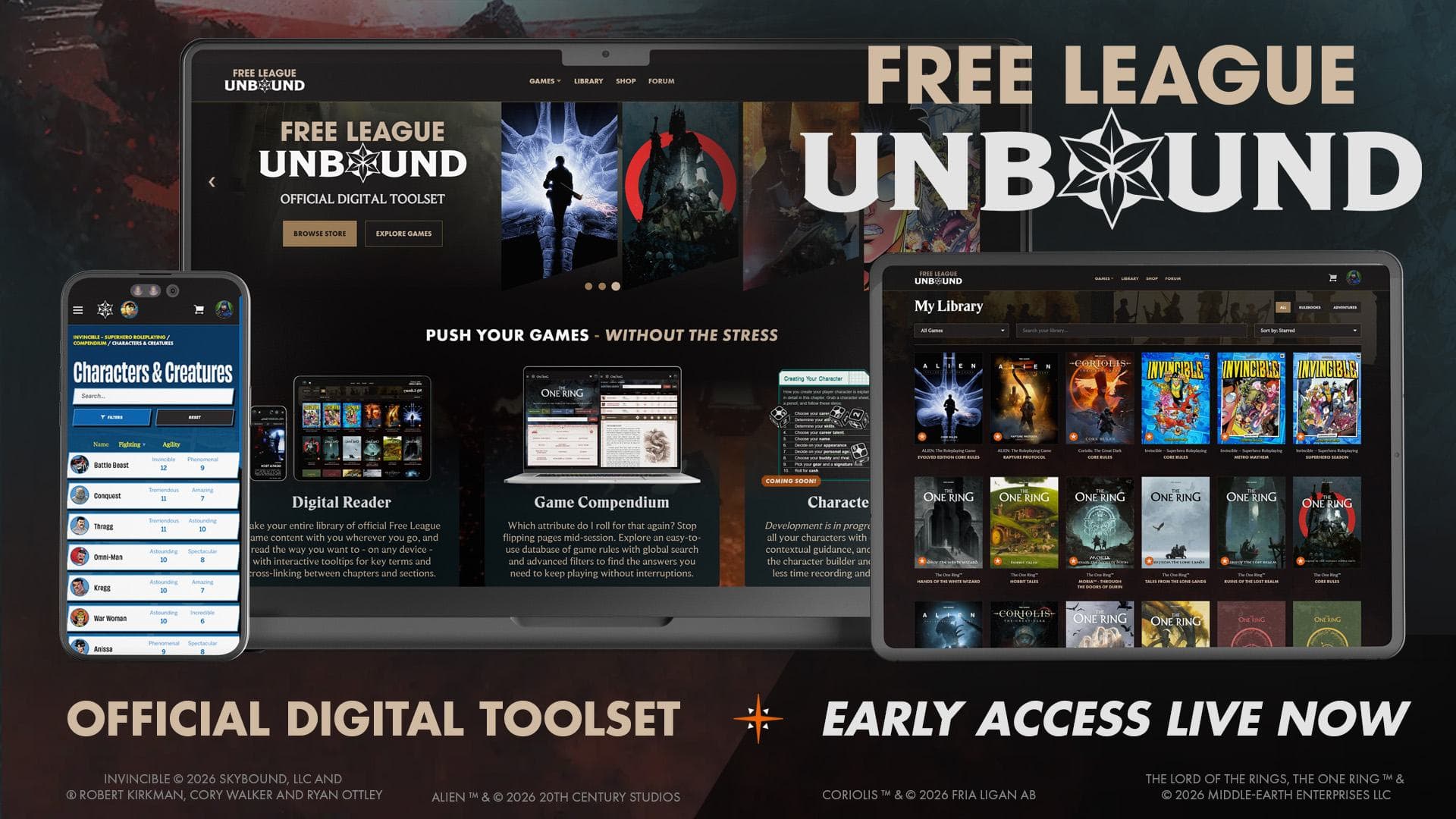 Free League Unbound belooft tabletop toegankelijker te maken