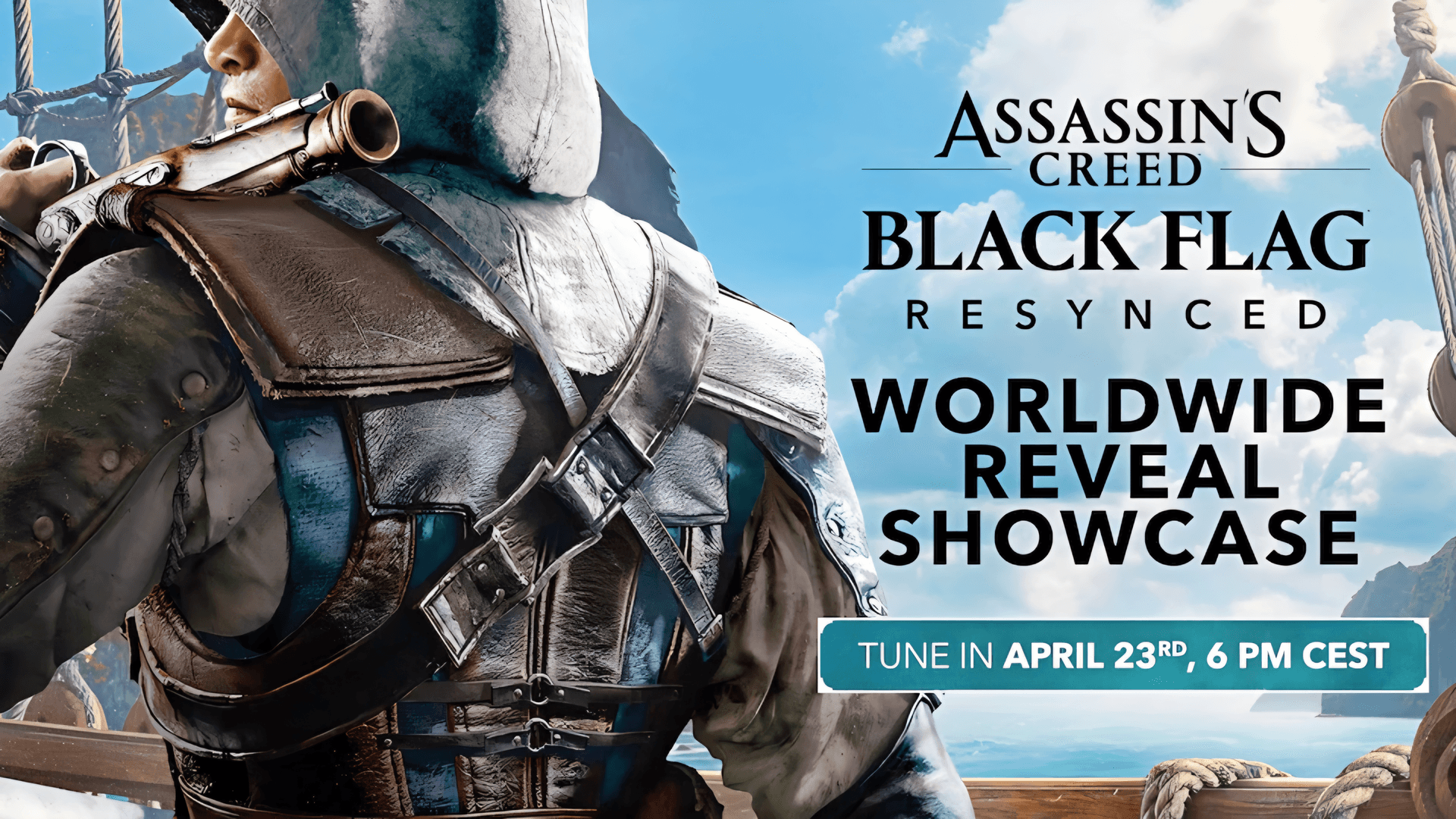 Assassin's Creed Black Flag Resynced zal 23 april onthuld worden