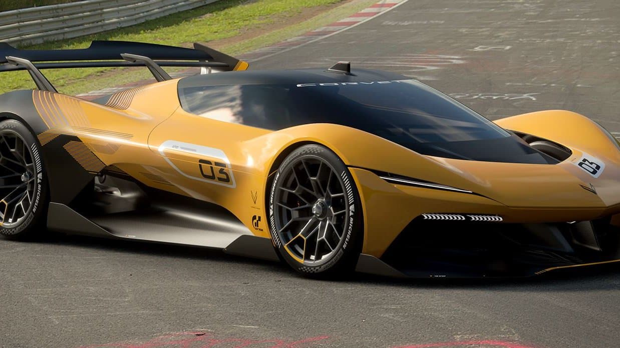 Bestuur binnenkort de modder vette Corvette CX.R Vision Gran Turismo Concept
