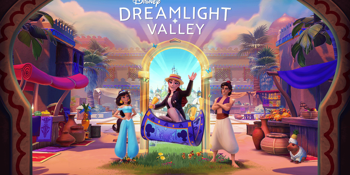 Aladdin en Jasmine doen hun intrede in Disney Dreamlight Valley