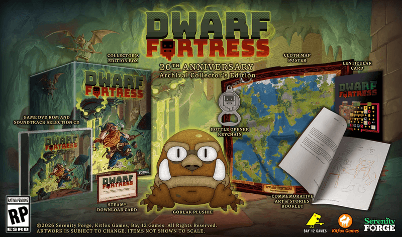 Dwarf Fortress 20th Anniversary Archival Collector’s Edition