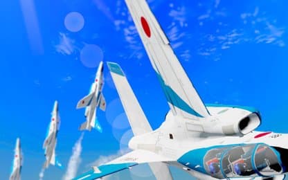 Je moet iets meer geduld hebben als je al stuntend door het luchtruim van Japan wil gaan