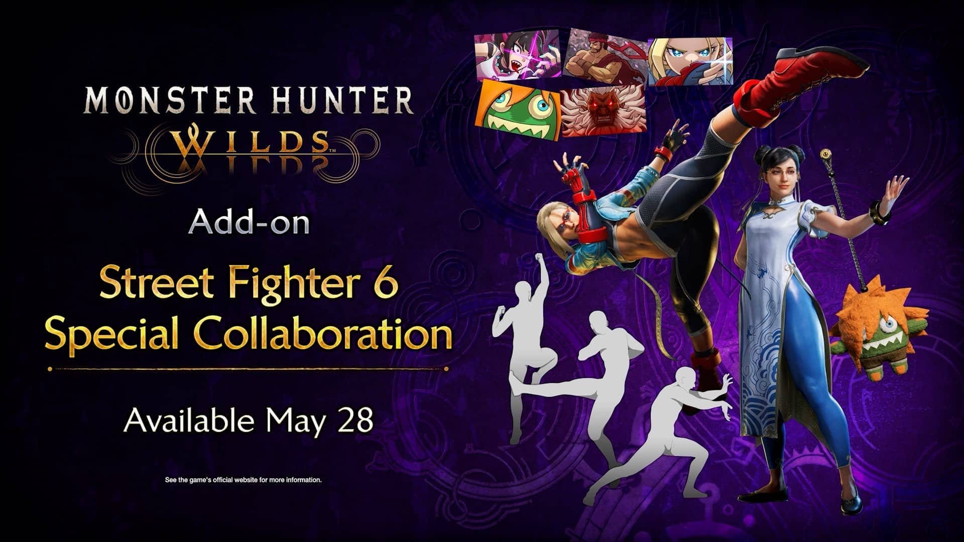 Monster Hunter Wilds en Street Fighter 6 gaan samenwerken