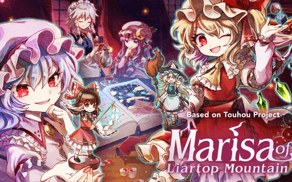 Gooi zelf de dobbelstenen in de RPG Marisa of Liartop Mountain