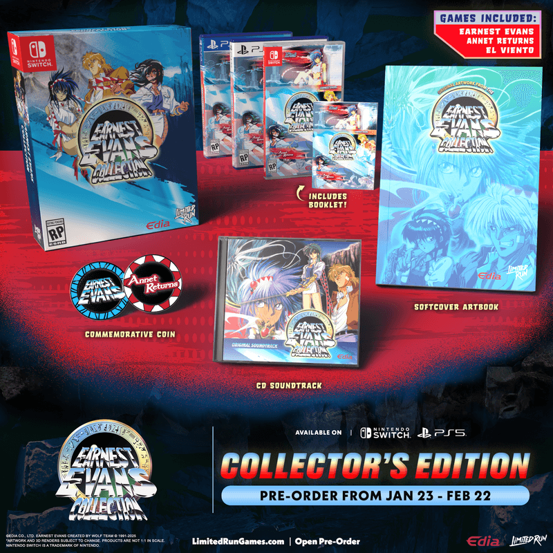 Earnest Evans Collection Collector's Edition