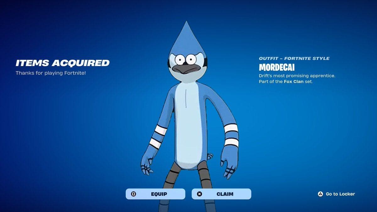 Langverwachte Fortnite emote van Regular Show stelt enorm teleur