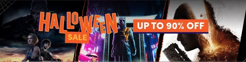 Humble Bundle Halloween Sale Banner