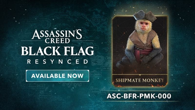 AC Black Flag Shipmate Monkey Code