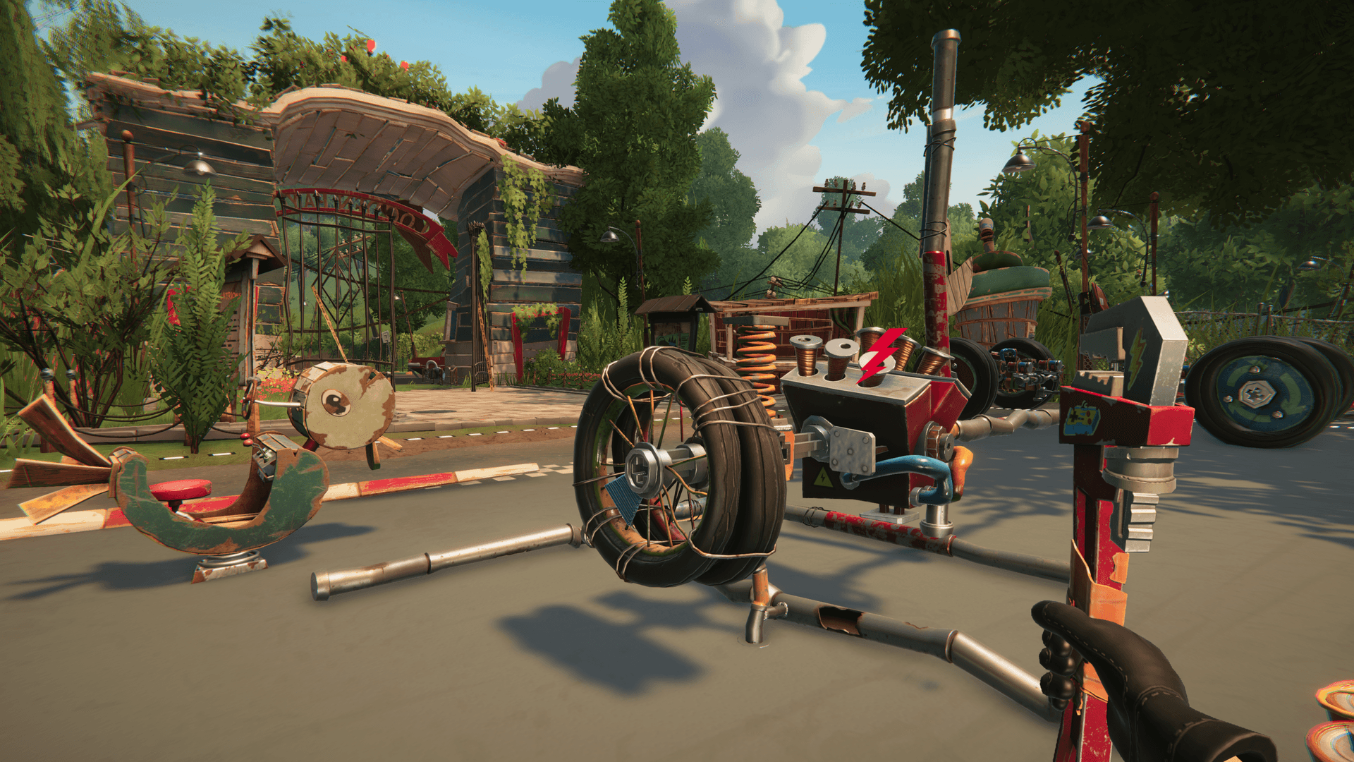 Bouw in Hello Engineer voertuigen in het universum van Hello Neighbour