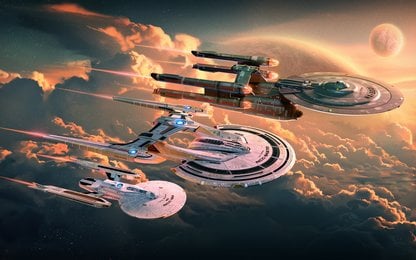 Drie klassieke schepen worden gebundeld in Star Trek Online