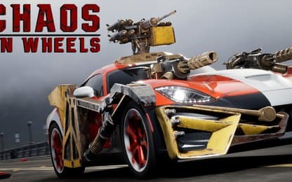 Racen en schieten kan tegelijk in Chaos on Wheels