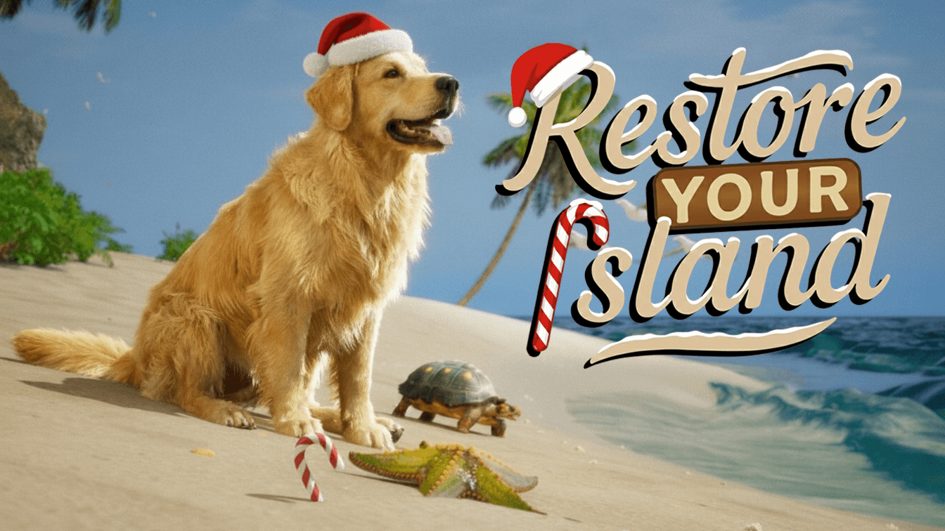 De demo van Restore Your Island is helemaal in kerstsfeer