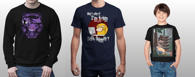 Pokémon Shirts