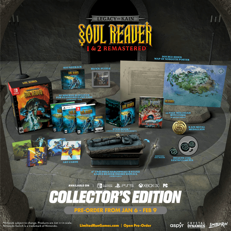 Legacy of Kain: Soul Reaver 1 & 2 Remastered Collector's Edition