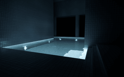 Luminalcore speelt met backrooms en maakt er zwembaden van