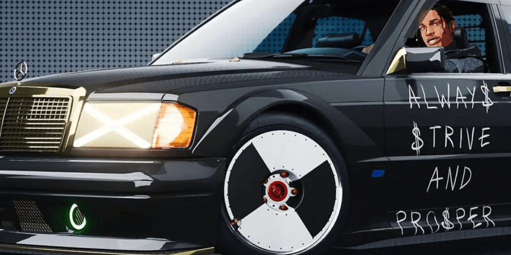 A$AP Rocky's custom Mercedes bestaat niet enkel in-game
