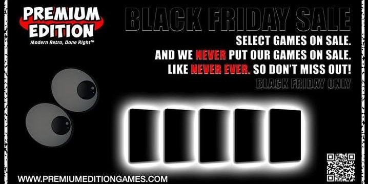 Zelfs Premium Edition doet voor de verandering mee met Black Friday