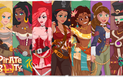 We gaan weer terug de tijd in in Pirate Booty