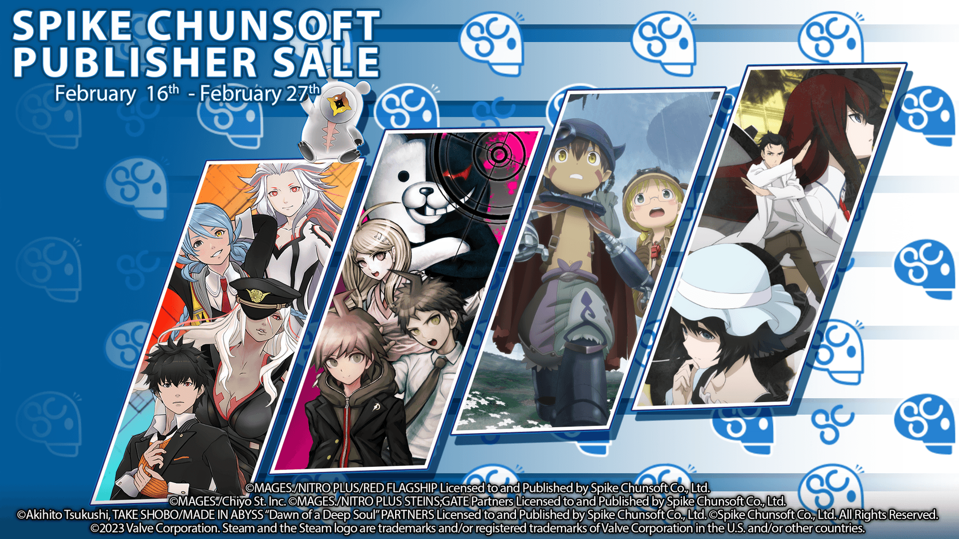 Spike Chunsoft strooit met kortingen op Steam