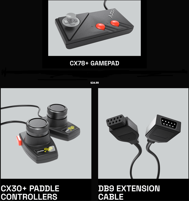 Atari 2600+ Accessoires
