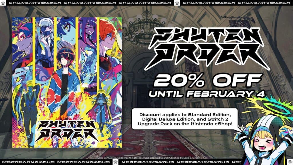 SHUTEN ORDER is nu lekker goedkoop op de eShop