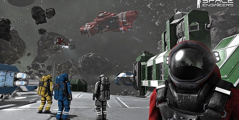 Bewonder het nieuwe schepen van Space Engineers