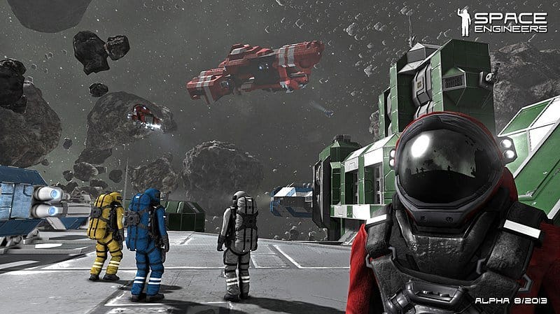 Bewonder het nieuwe schepen van Space Engineers
