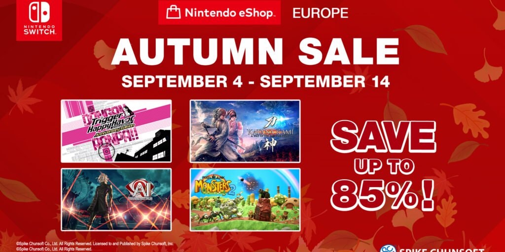 Spike Chunsoft is een beetje te vroeg met hun Autumn Sale