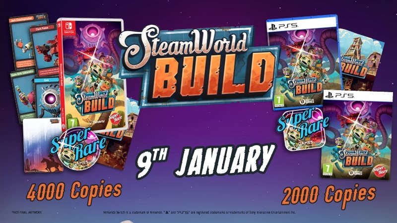 Steamworld Build Super Rare Games