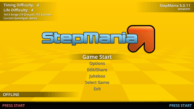 StepMania screenshot 1