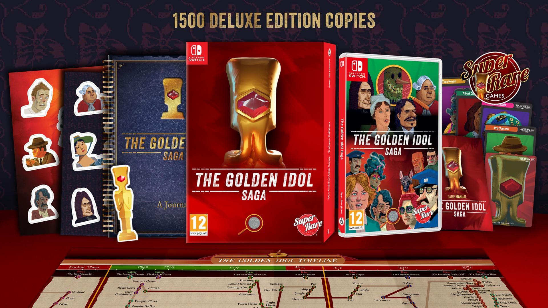 The Golden Idol Saga krijgt de fysieke behandeling