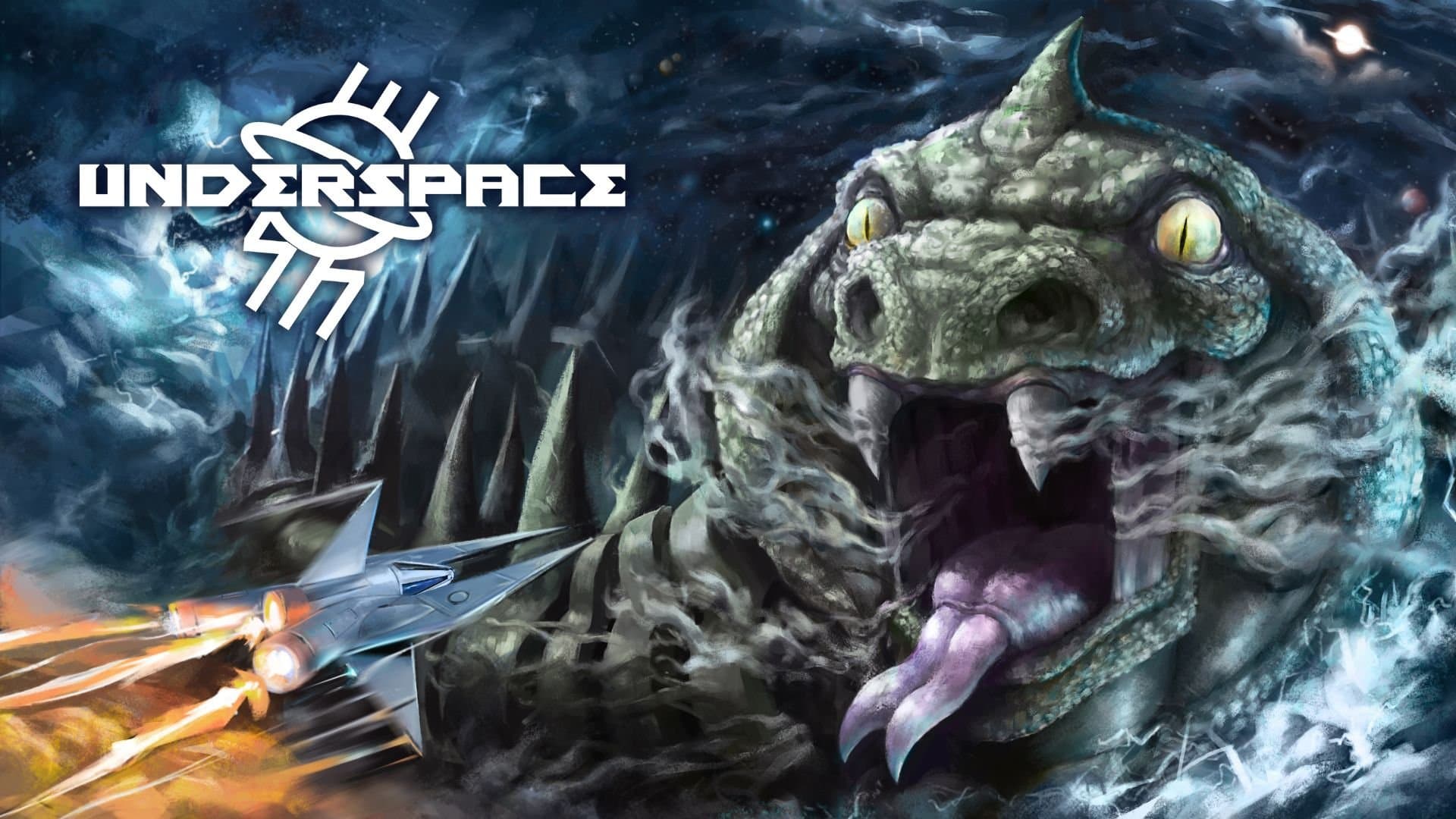 Vecht tegen veel grotere vijanden in Underspace