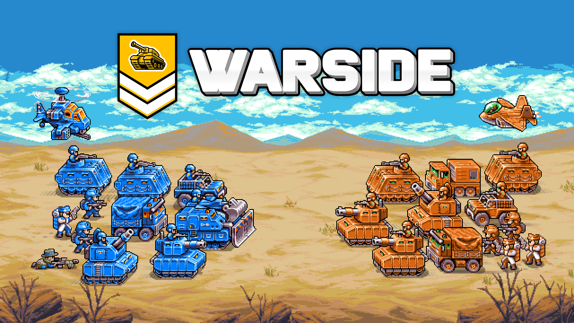 Warside heeft iets weg van Advance Wars, maar dan voor ieder platform