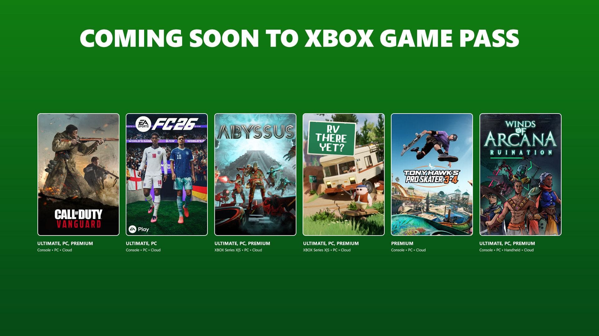 Microsoft onthult nieuwe Xbox Game Pass-games voor juni en begin juli