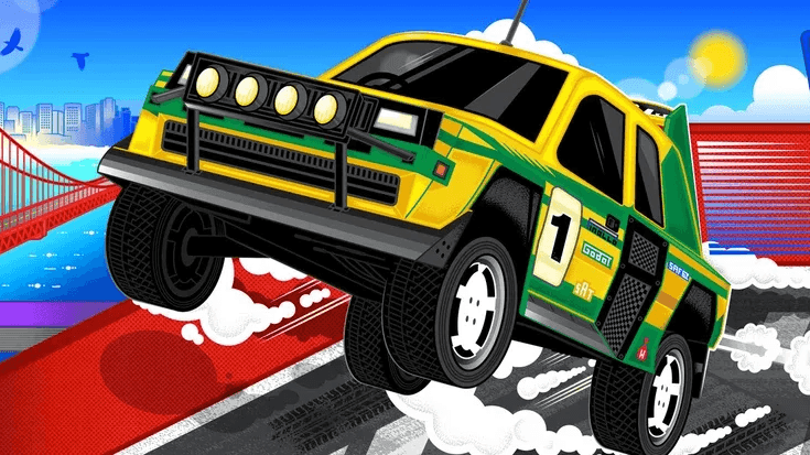 De nieuwe DLC voor Parking Garage Rally Circuit