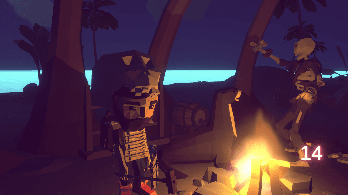 De release-datum van de survival crafting RPG Surviving Skeleton Island is bekendgemaakt