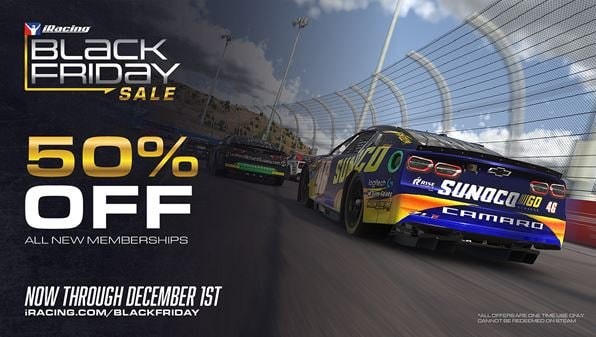 iRacing Black Friday
