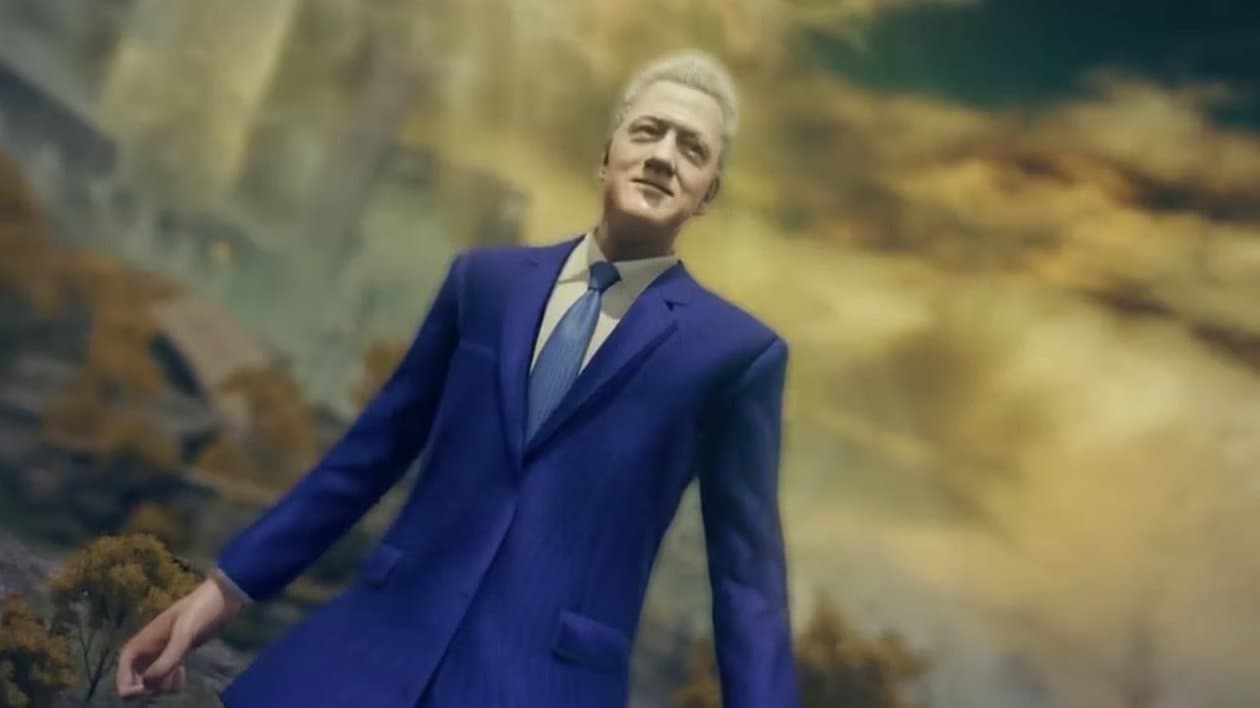 Speel als Bill Clinton in Elden Ring