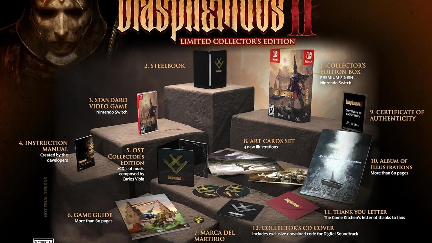 De Limited Collector's Edition van Blasphemous 2 is nu te koop