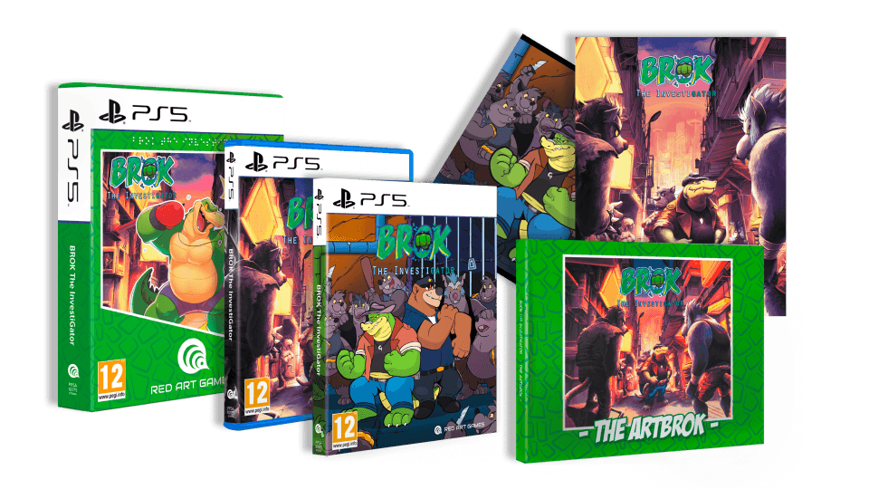 BROK the InvestiGator krijgt de fysieke behandeling