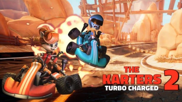 Remmen is geen optie in The Karters 2: Turbo Charged
