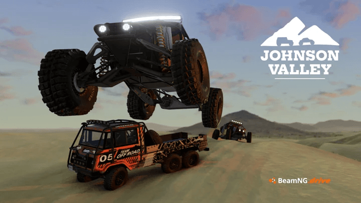 Sloop de auto's in BeamNG.drive in de nieuwe off-road update