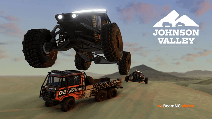 Sloop de auto's in BeamNG.drive in de nieuwe off-road update