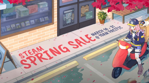 Vier de lente met PQube tijdens de Steam Spring Sales