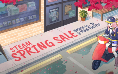Vier de lente met PQube tijdens de Steam Spring Sales