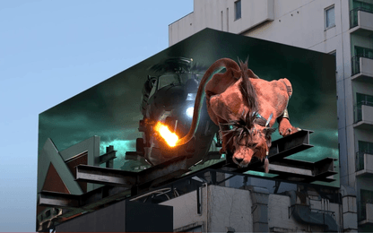 Deze billboard van Final Fantasy VII Remake Intergrade mogen ze wel aan mijn balkon hangen