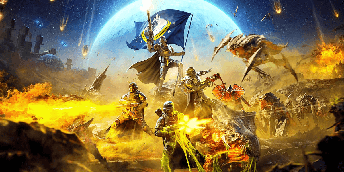 Het regent lof in de nieuwe trailer van HELLDIVERS 2